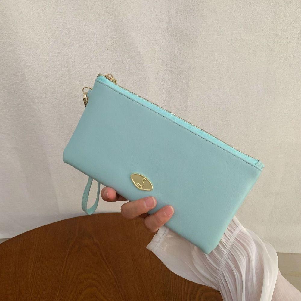 Luxury Evening Banquet Bag Square Handbag French PU Long Wallet  Daily