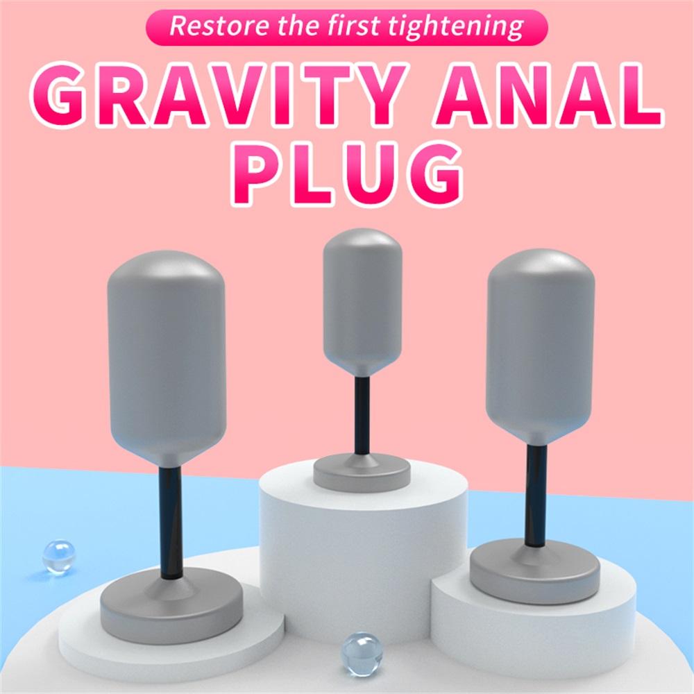 New Soft Silicone Steel Ball Gravity Anal Plug Anus Expander Vagina Dildo Prostate Massager Anal Beads SM Sex Toys For Men Women