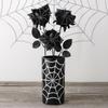 Gothic Halloween Artificial Rose 38cm Fake Flower Photo Props Spider Rose Bouquet  Vase Arrangement