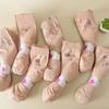10 Pairs of Thin Short Stockings for Middle-aged and Elderly People, with Loose Joints, Anti-slip, Breathable and Anti-hooking, Followed By Stockings