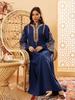 AB420 Middle East Women's Embroidered Cord Muslim Pullover Dress