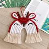 Decor Animal Macrame Wall Hanging, Hand Woven Decorative , Cute Nursery Decoration, for Festival
