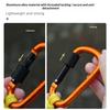 Portable Water Bottle Lanyard Backpack Pendant Keychain Travel Mountaineering Essential Water Bottle Buckle Hanging