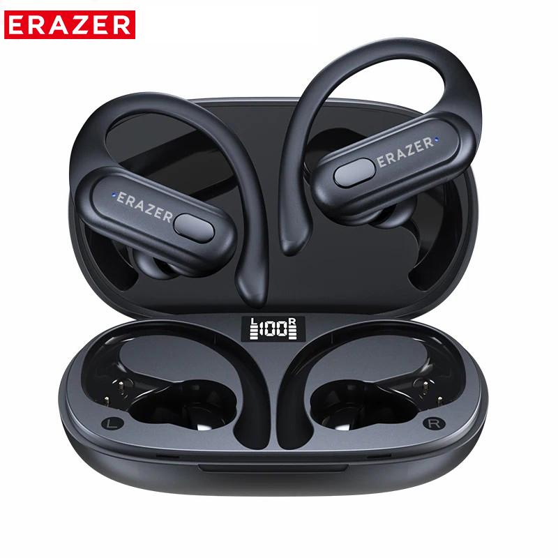 

XT60 Bluetooth 5.3 Earphones True Wireless Headphones Button Control Noise Reduction Earhooks Waterproof with Mic Headset
