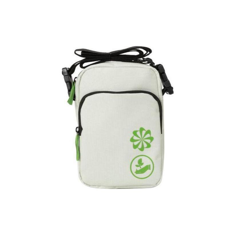 New Nike Heritage Fabric Shoulder Bag, Crossbody Bag Regular Unisex Sea Glass Blue & Black & Leaf Green FN0882-020