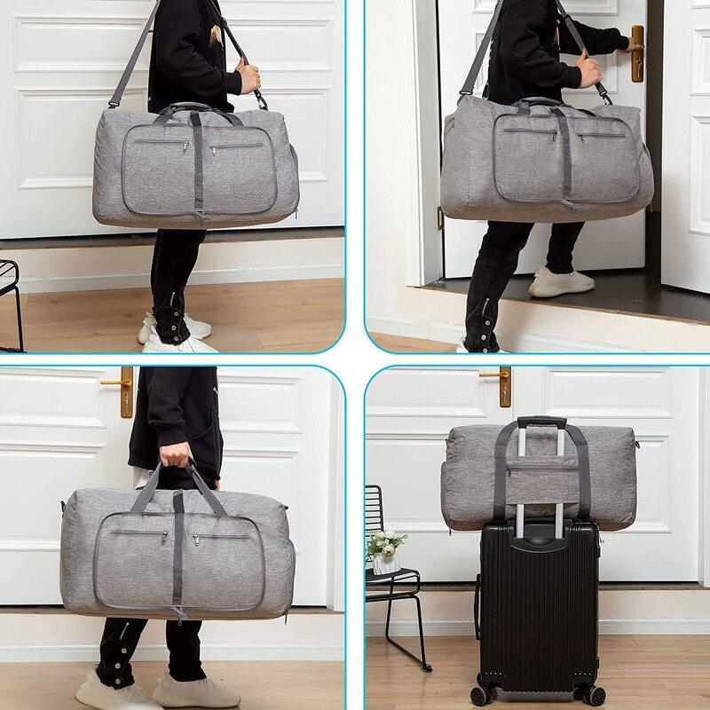 Huge Foldable Portable Travel Bag Sports Bag Cationic Large Capacity Fitness Duffel Bag