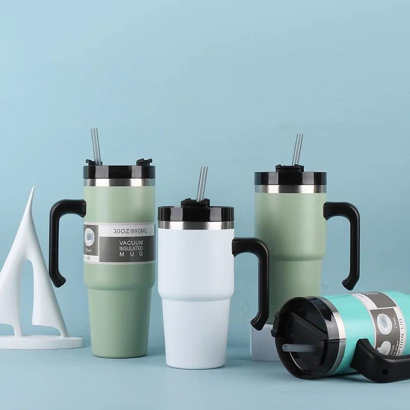 20oz/30oz Stainless Steel Thermo Bottle Tumbler Vacuum Flask Car Insulated Cup Keeps Cold and Heat Thermal Mug Sport Thermal Cup