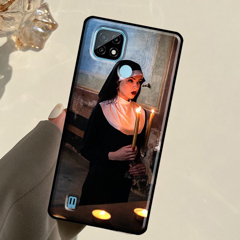 Sister Nun For Realme GT 7 Pro GT 6T 6 5 C67 C61 C55 C53 C51 C21Y C25S C75 10 11 12 13 14 Pro Plus Case