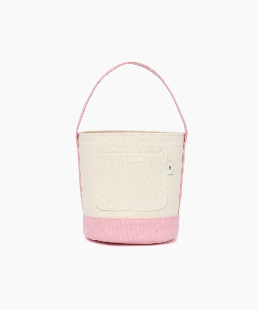 Ttudement Canvas Basket Bag Pink