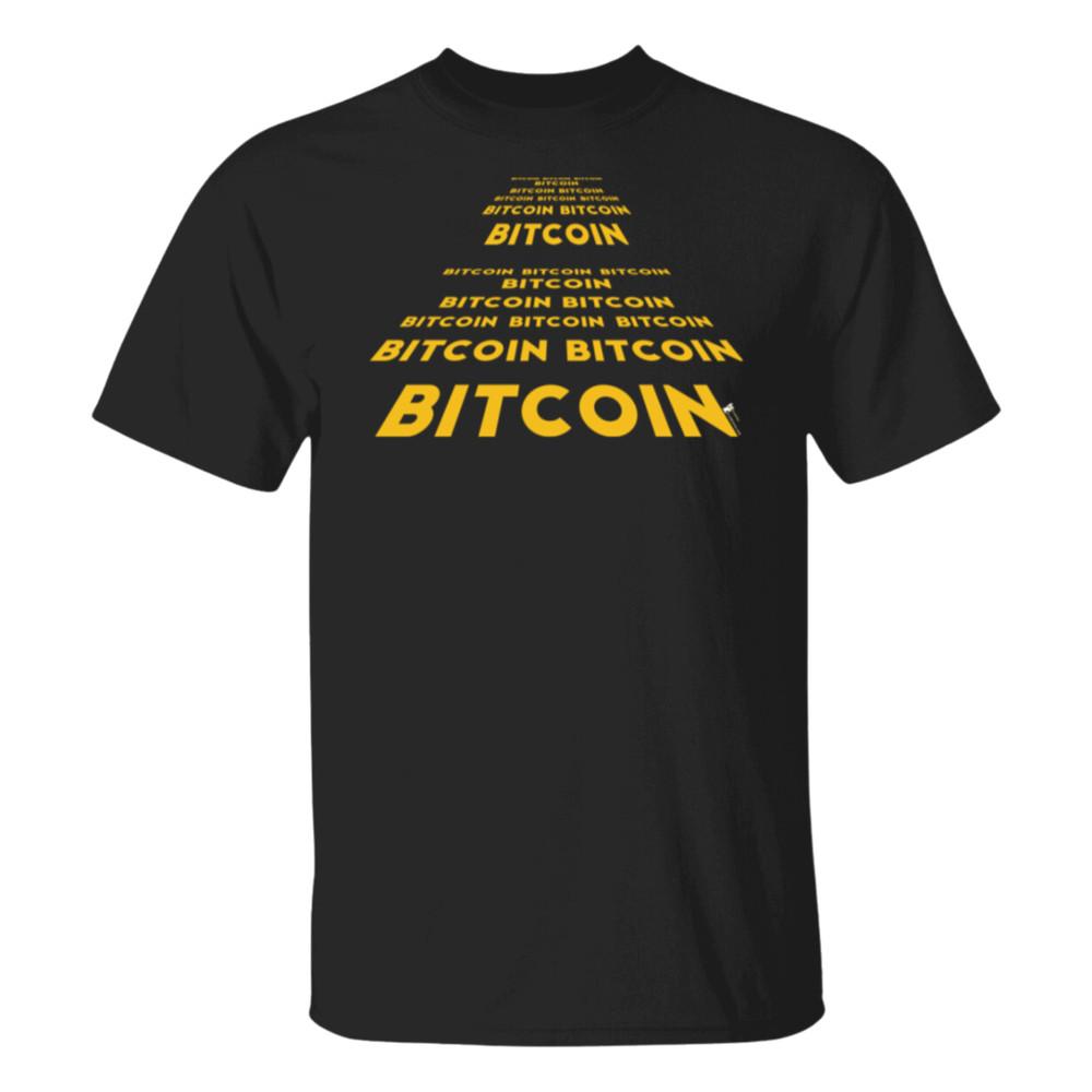 Bitcoin BTC Crypto Cryptocurrency Altcoin HODL Black T-Shirt UPC17 Unisex T-Shirt S