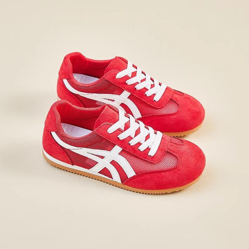 Retro Soft-soled German Training Shoes Women's 2025 Summer New Mesh Breathable Casual Single Shoes Sports Forrest Gump Shoes German Training Shoes