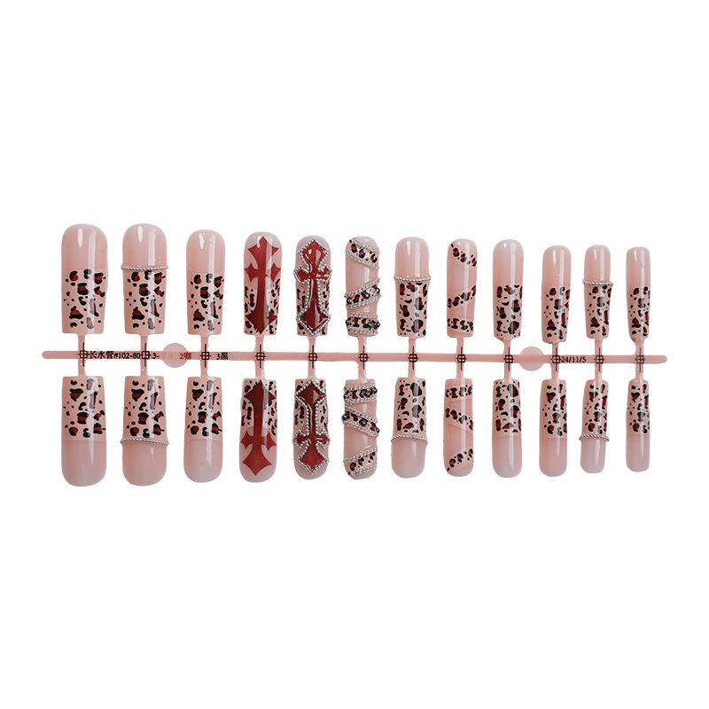 

Ручная работа Европейские и Американские Длинные Носибельные Накладные Ногти