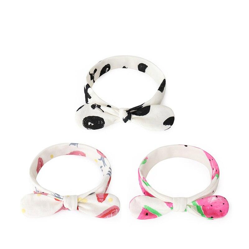 

3Pcs Baby Headband Girls Hair Accessories Floral Bowknot Baby Hair Band Cotton Flamingo Infant Headwear Kids Girl Headbands