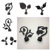 Imitation Iron Curtain Pole Finials Ends Heads Roman Rod Fashionable   Curtain Decorative