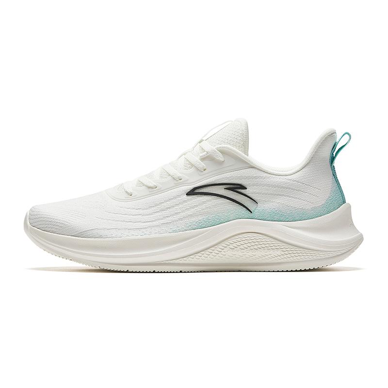 New Anta Slip Resistant Abrasion Resistant Low top Running Shoes Men's White Green 912525504F-1