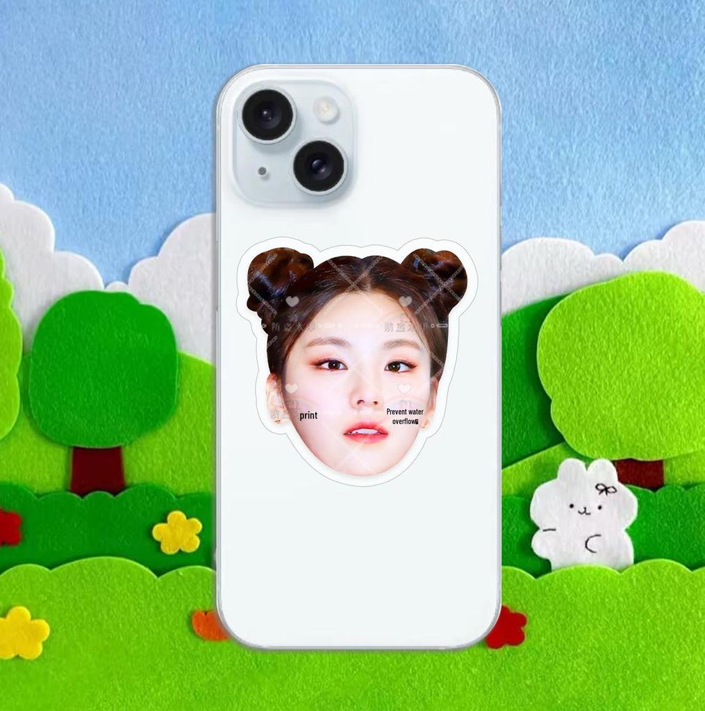 ITZY Yeji Acrylic Phone Grip Stand - DIY Avatar Logo Merchandise