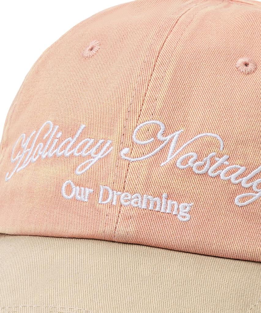 EXPRESSHOLIDAY Our Dreaming Washed Ball Cap_Pink
