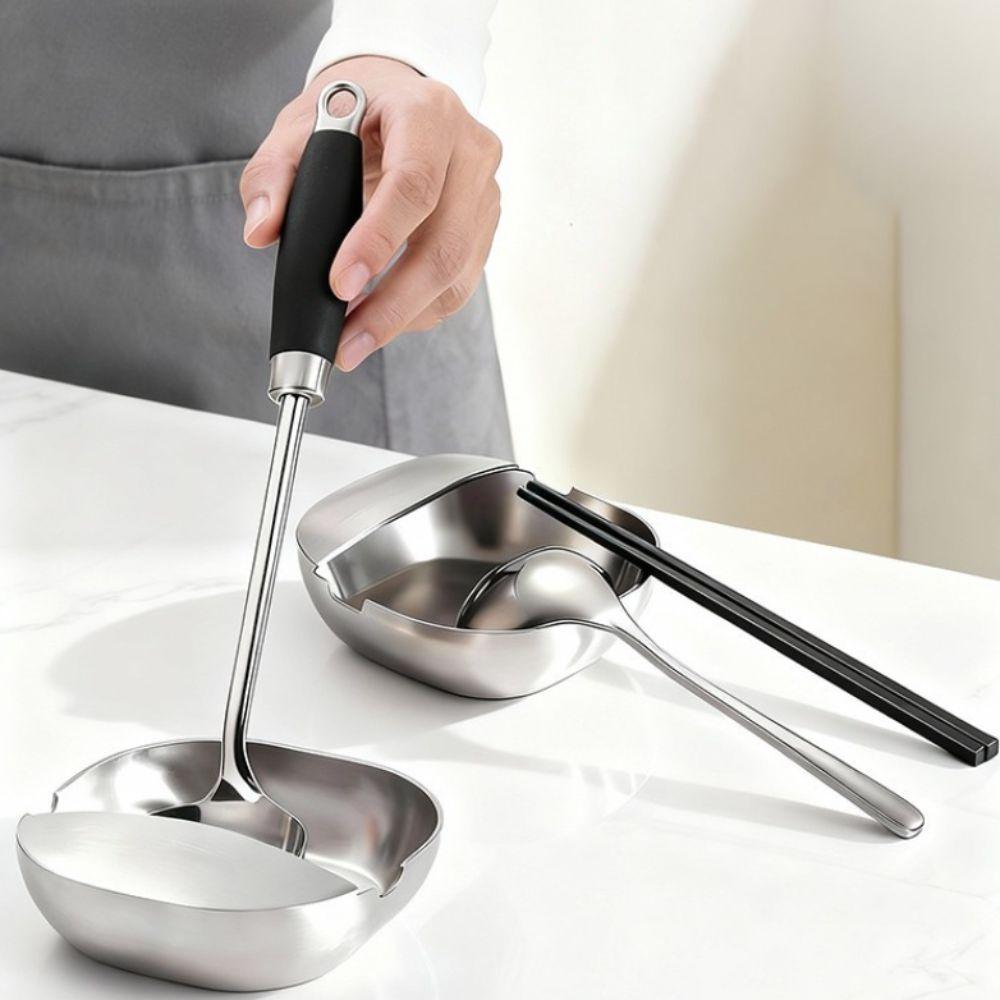 Thickened Chopstick Rest Square Spatula Holder Multifunctional Ladle Holder  Cooking