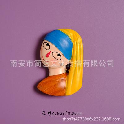 Resin Refrigerator Magnets 3D Decorative Cute Creative Fridge Magnets for Home Kitchen