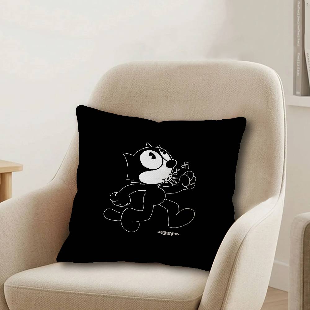 FFelix Cartoon The CCat Lucky Dragon Pillow Cover Sofa Cushion Cover Home Room Decoration Children Gift