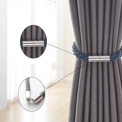 2pcs Magnetic Curtain Tieback Holder Hook Buckle Clip Curtain Tieback Decorative Home Accessories