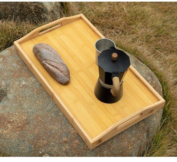 Portable Bamboo Folding Table - Japanese Style for Tea, Coffee, Camping, and Picnics