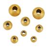 20pcs Frosted Stainless Steel Bracelet Necklace Beads 4 5 6 8 mm Never Fade PVD Large Hole Spacer Beads For DIY Jewelry Making