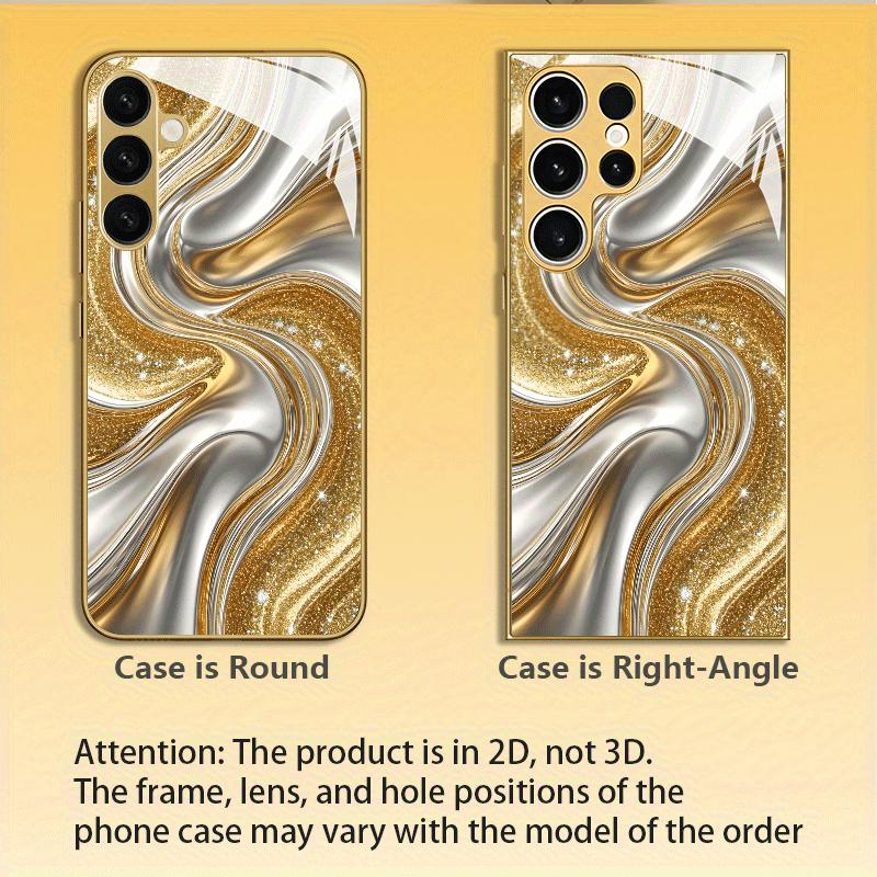 High-end PhoneCase Electroplated Glass TPU PhoneCase for Samsung Galaxy S26 S25 S24 S23 S22 S21 FE Ultra Plus Dropresistant
