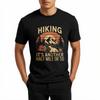 Printed For Men Crew Neck T Shirt Brand Hiking Mountain Sunset Trail Backpack Nature Adventure Hike Hiphop Boys Tee Shirt