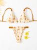 2025 Cross-Border European & American Sexy Print Bikini Swimsuit for Women