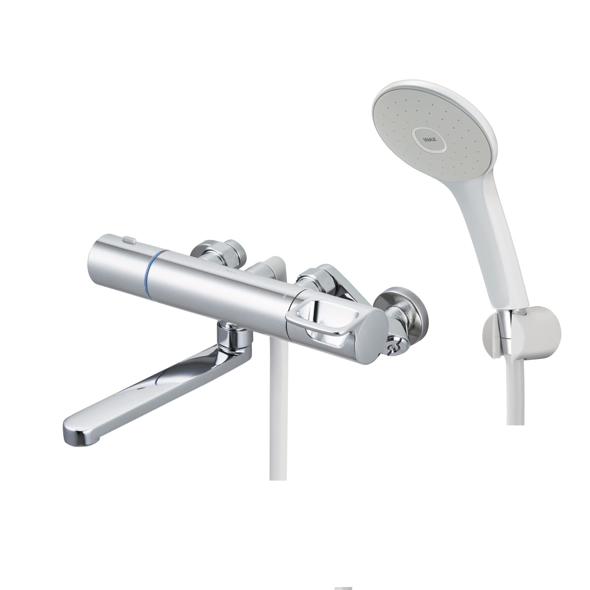 

LIXIL Bathroom Faucet with Eco Aqua General Shower Bath Mixer INAX Thermostat, RBF-912E (Plated Handle, Shower) [For Use] Faucet, Faucet,