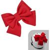 Large Bow Helmet Decoration, Cute Bow Helmet Accessory with Suction Cup, Removable Decorative Bow for Motorbike Helmets, Universal for Ski Bike