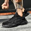 Slip-resistant Legitimate Leather Shows For Men Sports Training Silver Man Shoes Sneakers Black Spring Zapato Resort