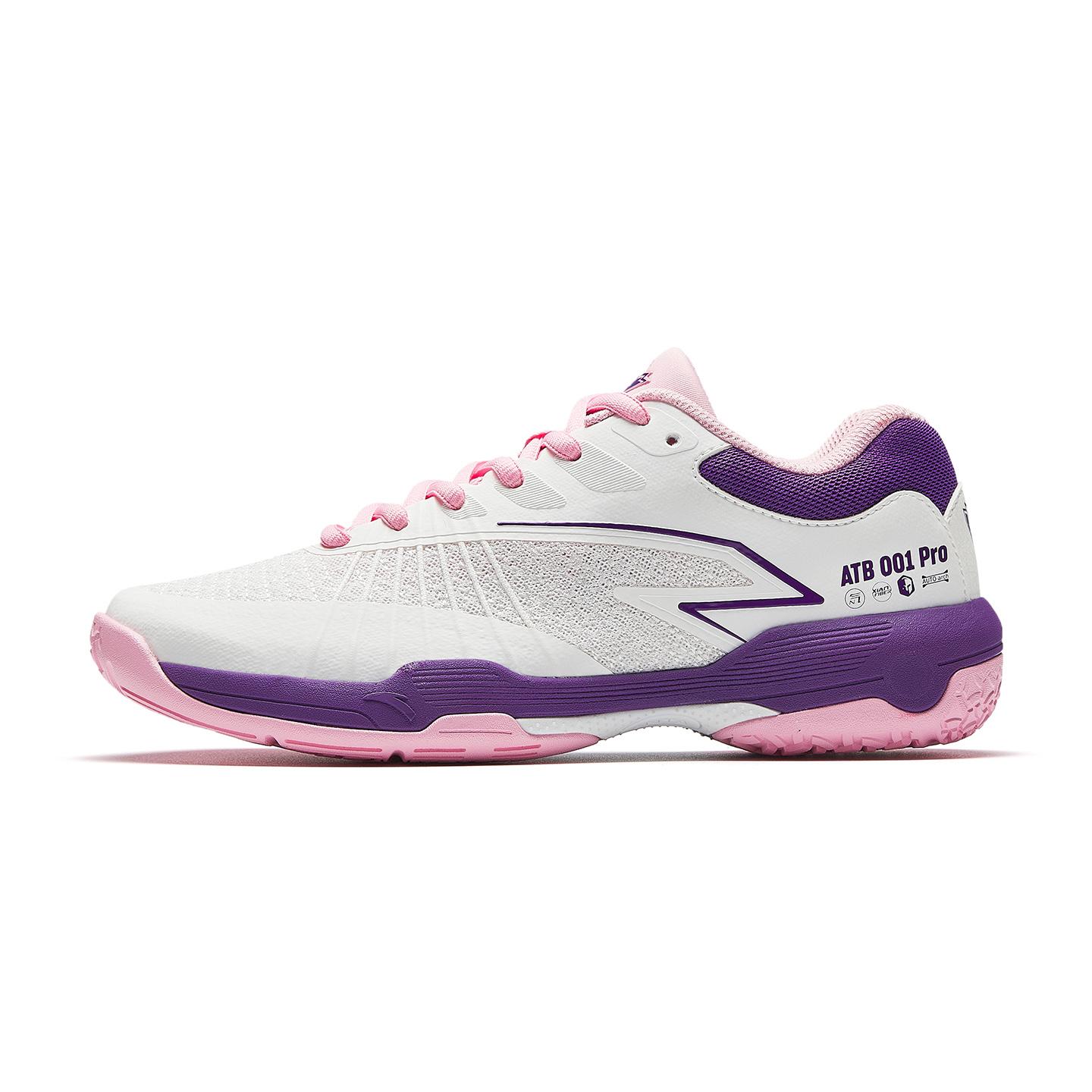 

Anta Shunying Pro Badminton Shoes Summer 2026 Kids sneaker White Purple 922624411-4 35.5