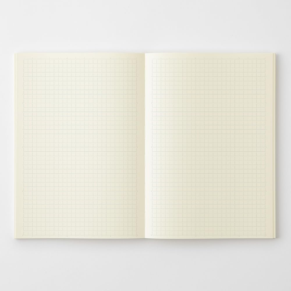 DESIGNPHIL Midori MD Notebook B Grid 15386006 - Graph Paper Stationery for Writing and Sketching