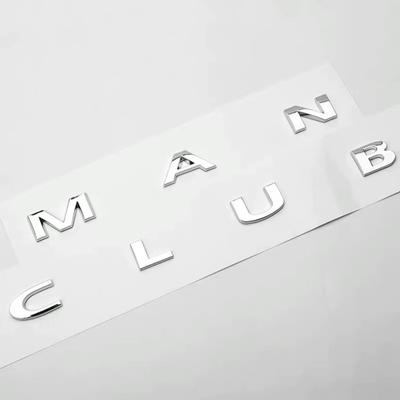 3D Μαύρα Γράμματα Αυτοκινήτου ABS Λογότυπο Clubman Έμβλημα Πορτμπαγκάζ Σήμα Αυτοκόλλητο Για Cooper S F54 R55 R 55 JCW Clubman Αυτοκόλλητα Αξεσουάρ