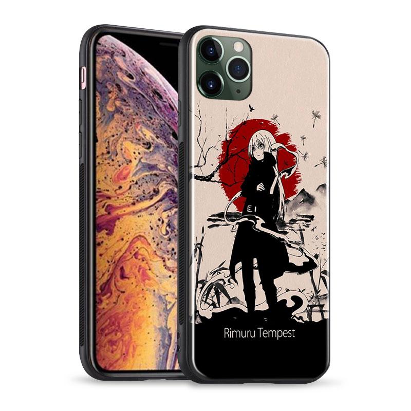 

Rimuru Tempest аниме художественное стекло, мягкий силиконовый чехол для телефона, чехол для iPhone SE 6s 7 8 Plus X XR XS 11 12 13 Mini Pro Max iPhone 13Pro MAX&Soft Silicone case