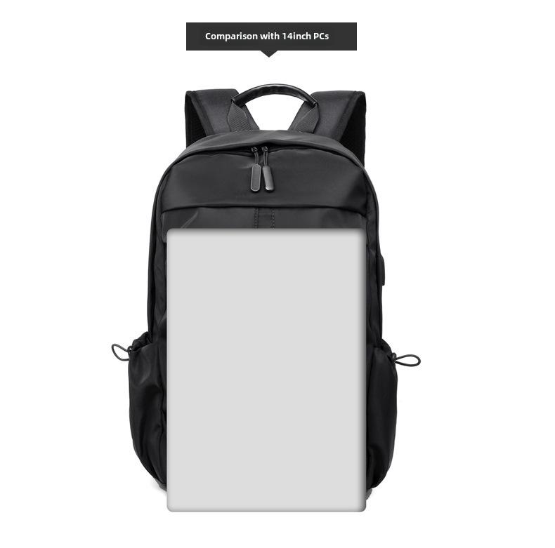 Men's Trendy Travel Backpack: European and American Style, Casual School and Laptop Bag.