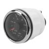 Oil Pressure Gauge Pointer 52mm 2.0in 10‑184 Ohm  Colourful Backlight Adjustable Universal for Cars BoatsBlack