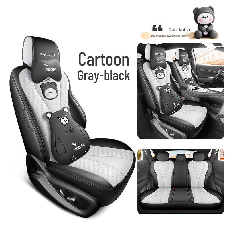 BYD Sea Lion 06dmi/06ev Leather Seat Covers - Full Coverage Cushion Special
