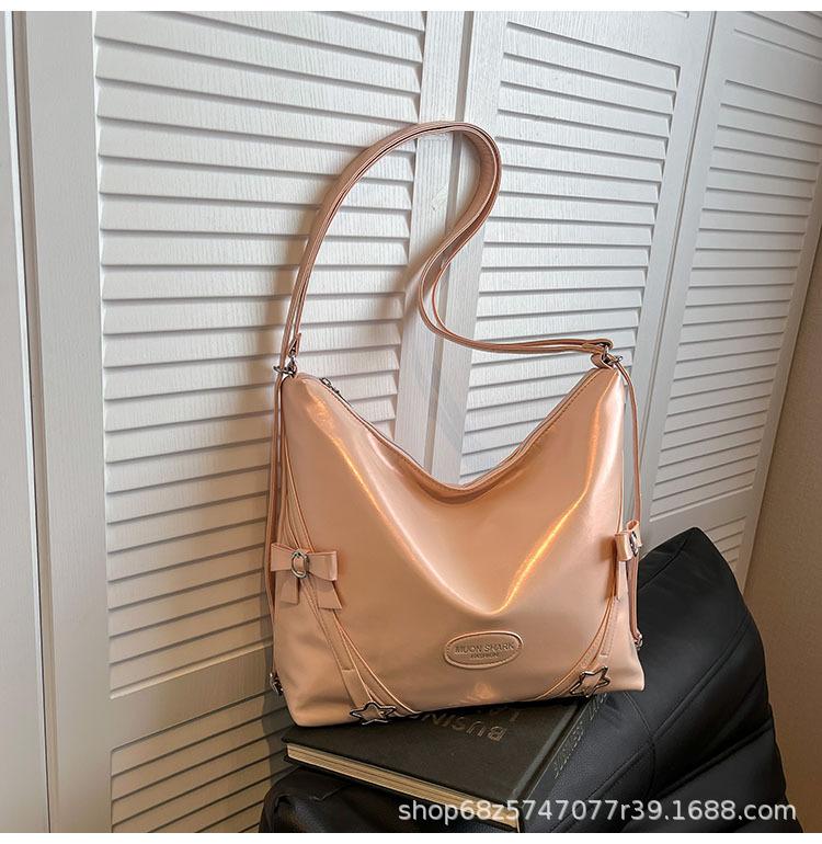 Koreanische Version von bow star schöne Tragetasche 2025 Frühling/Sommer neu modisch schlicht multifunktional Schulterrucksack