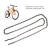 Bike Chain Carbon Steel High Strength 11 Speed Bike Chain with Buckles for Mountain Bikes Road Bikes Grey