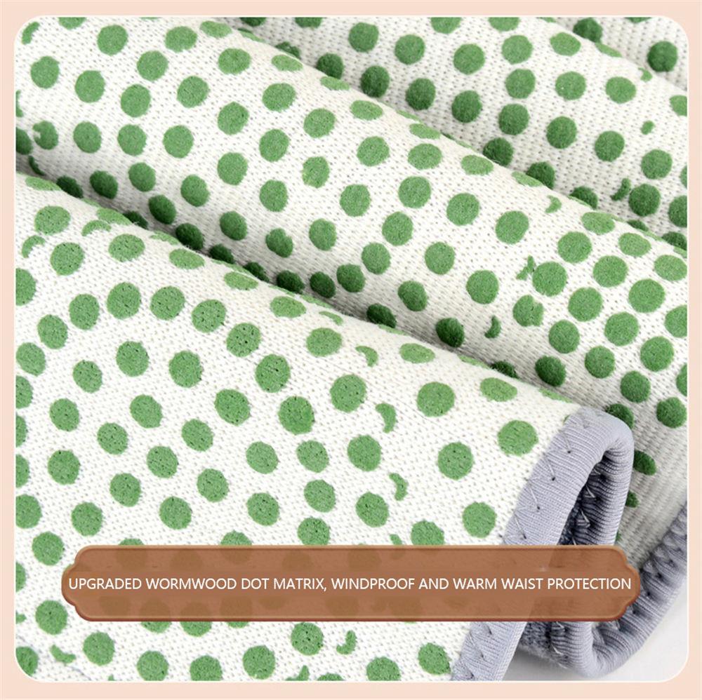 1Pcs Wormwood Heating Waist Protector Winter Elasticity Warming Waist Anti-Cold Warm Belly Lumbar Acupuncture Waist Protector Unisex