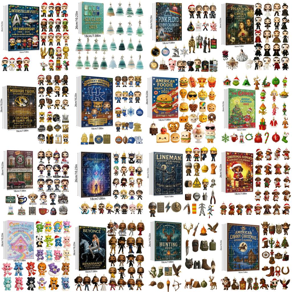 Hamburger Pommes Frites Fußballmannschaft Weihnachten Überraschungsbox Baum Acryl Ornament Für Feiertagsdeko Und Geschenkvergabe