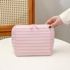 Borsa Cosmetica Impermeabile Verticale Borsa da Toilette Pieghevole Organizer da Viaggio Multi-Tasca per Skincare Articoli da Toeletta Strumenti di Bellezza e Essenziali