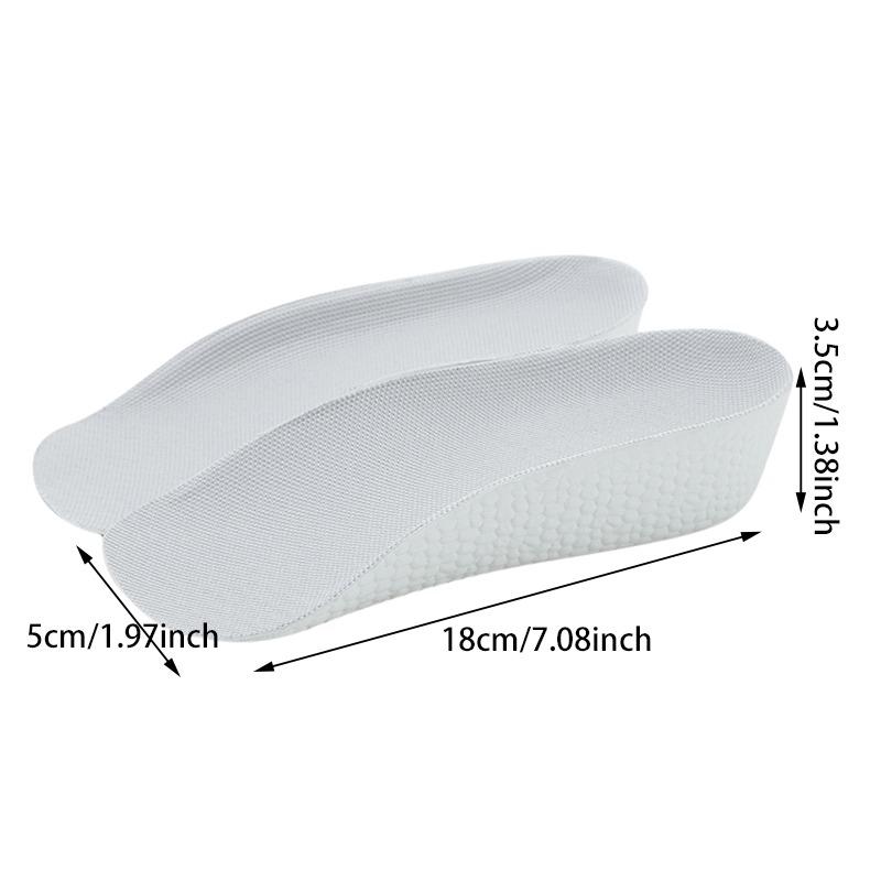 Height Increase Insoles Men Women Shoes Flat Feet Arch Support Orthopedic Insoles Sneakers Heel Lift Memory Foam Soft Shoe Pads