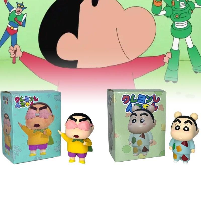 Shin Chan Crayon Cape Pajamas Costumes Pvc Toy Model Decoration Christmas Gift
