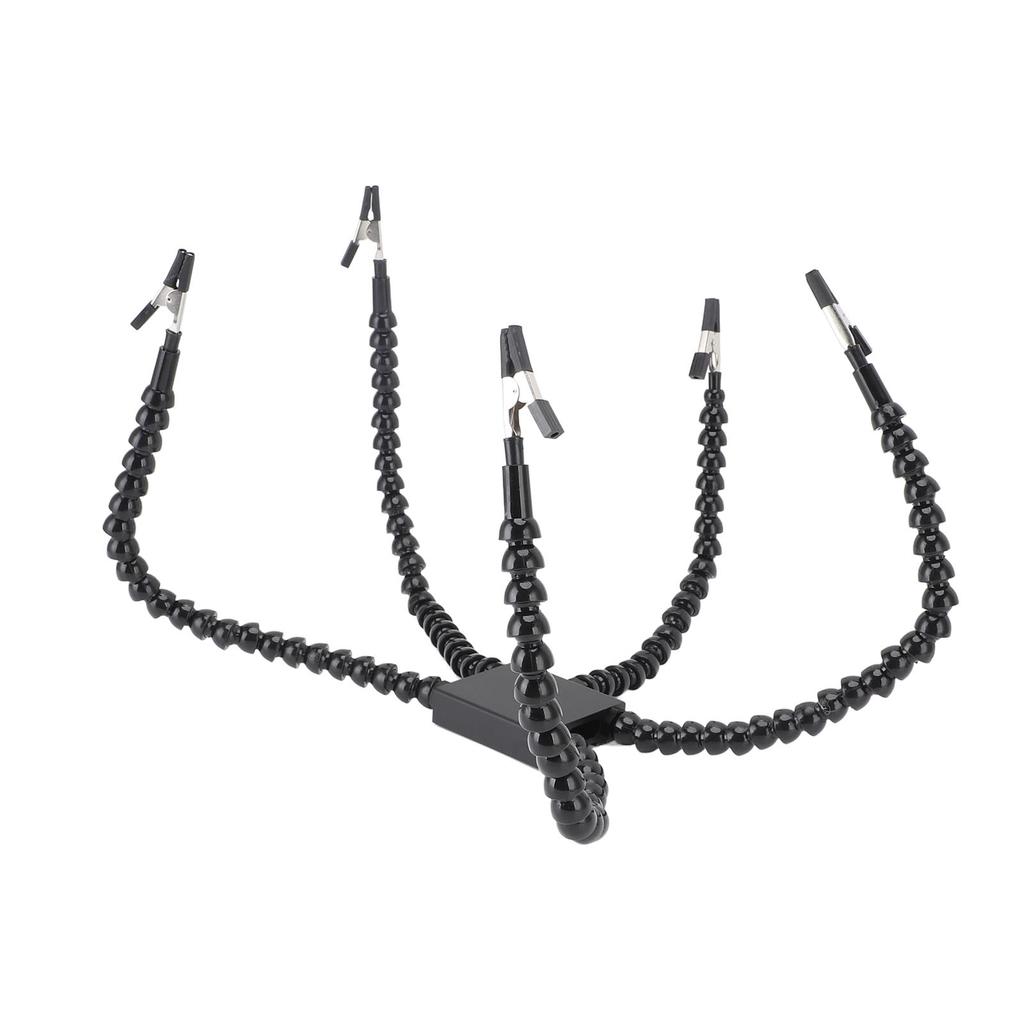 Helping Hands Soldering Station Anti Slip 360 Degree Rotating Clamps PCB Holder Flexible Arms for Circuit Board Jewelry