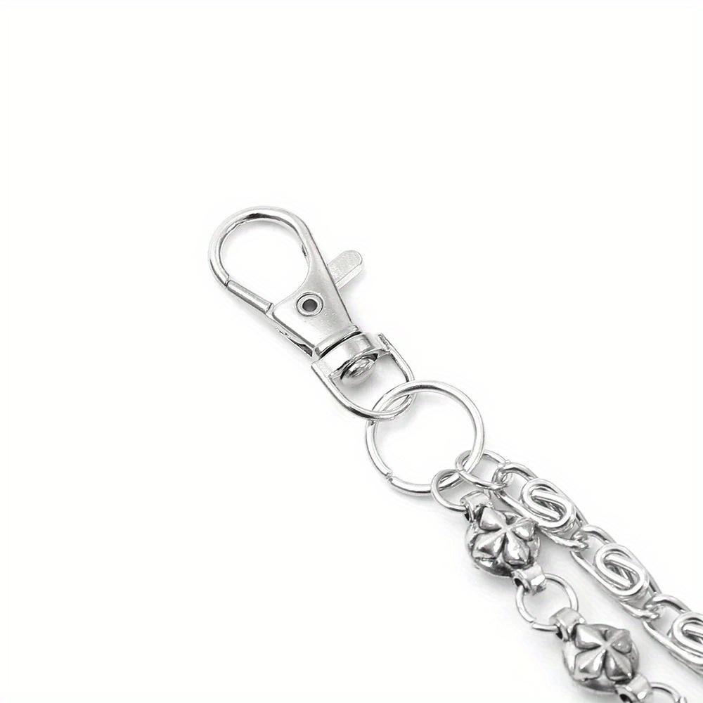 A Harajuku Style Street Hip-Hop Jeans Chain with Personalized Punk Style Double-Layer Waist Chain for Men and Women Accessories