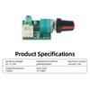 Dc11v 11v Dual Way PWM Motor Speed Controller Fan Speed Adjustable Switch 1-wire Speed Control Module For CPU